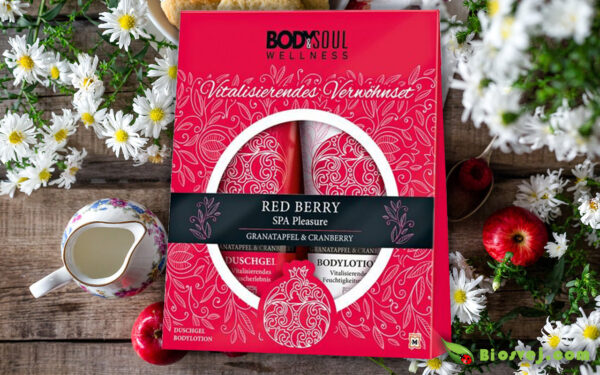 Body&Soul подаръчен комплект с червена боровинка
