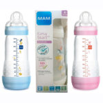 Бебешко шише против колики Mam Easy-Start Anti Colic в 
 3 цвята, 320 мл