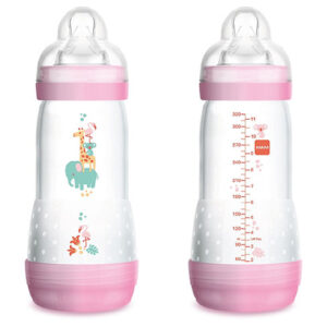 Бебешко шише против колики Mam Easy-Start Anti Colic в розово, 320 мл