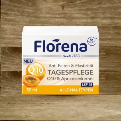 Крем Florena с Q10 и масло от кайсиеви костилки