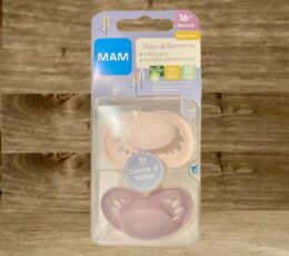 Биберон залъгалка в кутийка MAM, Original, 2броя, 16+ месеца