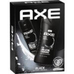 Подаръчен комплект AXE Black Edition, део-спрей 150мл и душгел 250мл