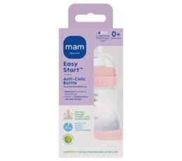 Бебешко шише против колики Mam Easy-Start Anti Colic в розово, 160 мл